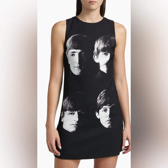 A + O + The Beatles Alice + Olivia Clyde‎ Shift Dress Fab Four- Size 0 - Picture 3 of 14